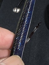 28ct, 5in Stickbaits, Black/Midnight Blue  Bass lure, soft plastic lot