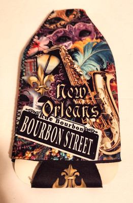Koozie Beer Bottle Holder New Orleans Bourbon Street