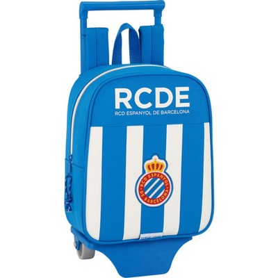 Rcd Espanyol Official Toddler Backpack With Safta Trolley