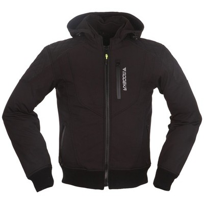 Herren Motorrad Hoodie Jacke 8XL - Modeka Clarke - wasserdicht Touring schwarz