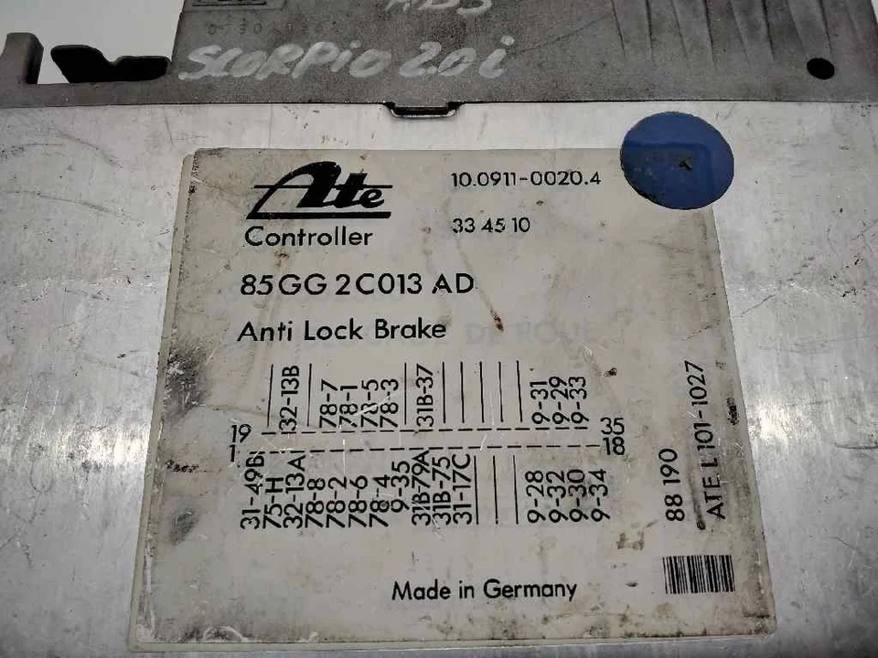 85GG2C013AD CENTRALINA ABS / 2462077 PER FORD SCORPIO BERL./TURNIER * - Immagine 4 di 4