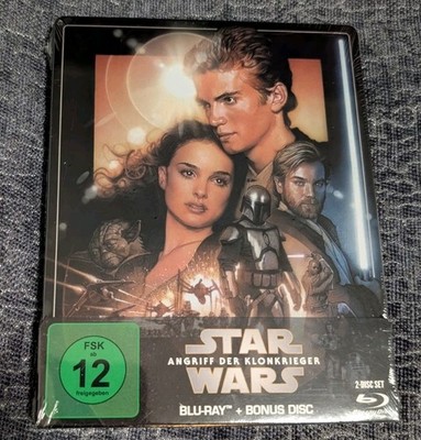 Star Wars: Episode II -  Angriff der Klonkrieger   Steelbook Blu-ray NEU/OVP