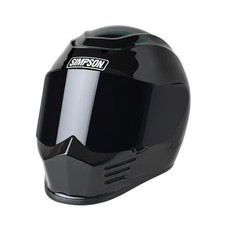 Casco Simpson Speed nero metallo taglia M