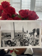 Vintage B&W Photo JFK Assassination Site Dealey Plaza Dallas Memorial