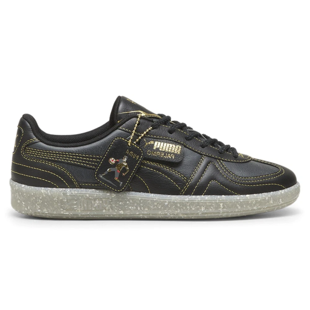 PUMA Palermo Play Loud Lace Up Mens Black Sneakers Casual Shoes 40108801