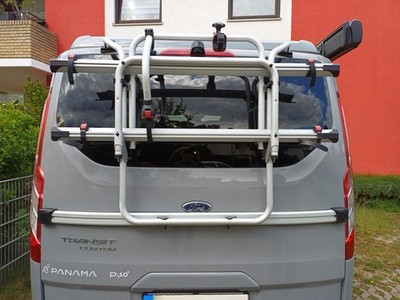 Fahradträger Heckklappe, Carry Bike vom Ford Panamad Custom Panama