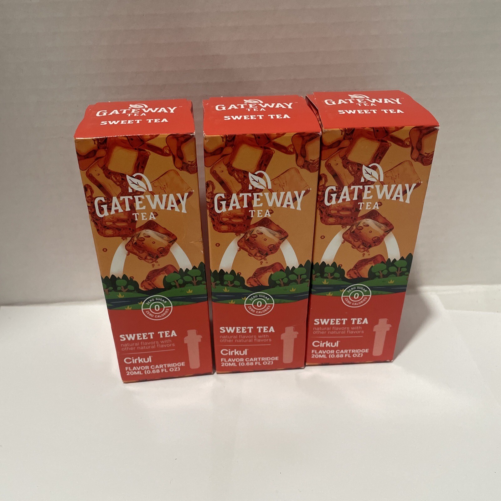 (3) Cirkul Flavor Cartridges Sweet Tea Gateway Tea 20 ml Ea Exp 01/25