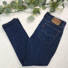 Levis Womens Blue Jeans 510 Size 31 x 30 Big " E " Reproduction