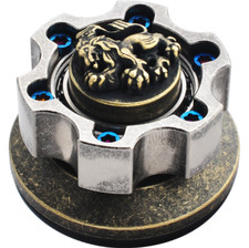 New Brass Hand Twisting Spinning Top Gyro Gyroscope Bearing Spinner Toys Gifts