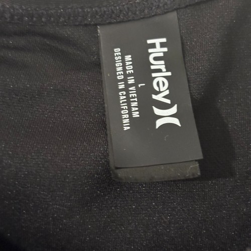NWT Black Hurley Long Sleeve Womens One Piece Swimsuits, Swimsuit SZ L - Picture 8 of 9