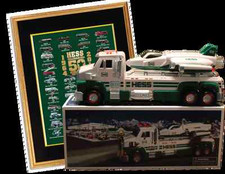 Hess 2014 Hess Truck & Space Cruiser with Scout &Hess 50th Anniversary Poster