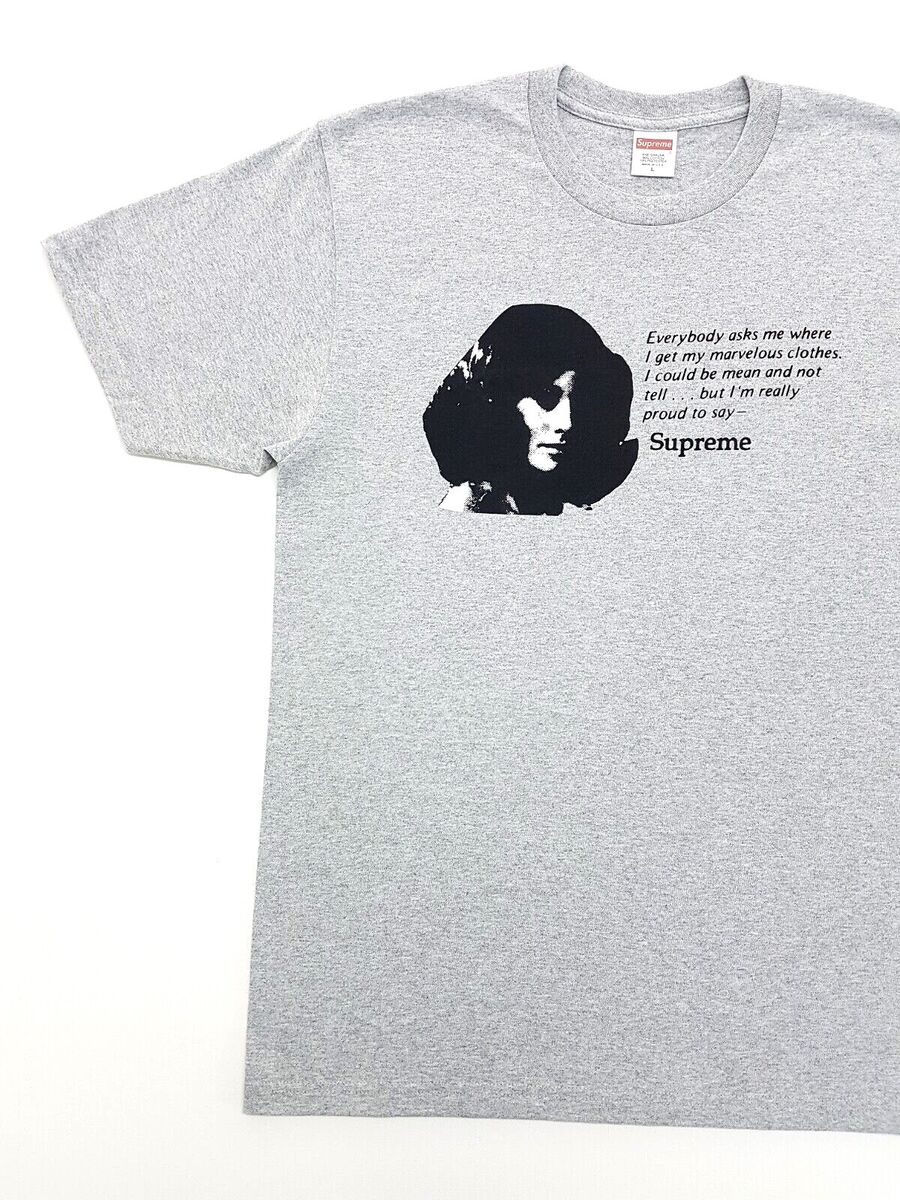 Supreme Mean Tee Heather Grey Size L SS17 T-Shirt | eBay Supreme Mean Tee Heather Grey Size L SS17 T-Shirt | eBay