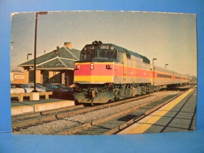 Postkarte Mass Bay Transit Authority 1012 Norewood Central MA Januar 1980