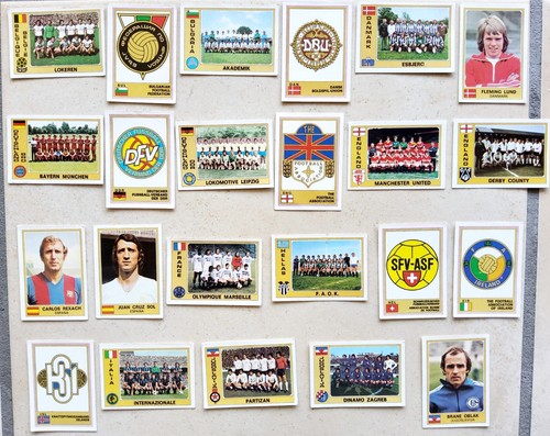 Pack D'autocollants Panini Euro Football 76/77 | Collection Vintage Scellée | Football Européen Saison 1977