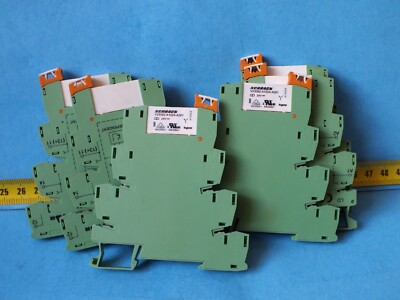 6 Stück SPS-BSC-230UC/21 (29 66 045) + SCHRACK V23092-A1024-A301 Relais