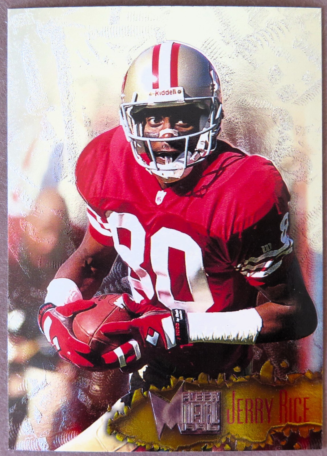 1996 Fleer Metal San Francisco 49ers Jerry Rice #109