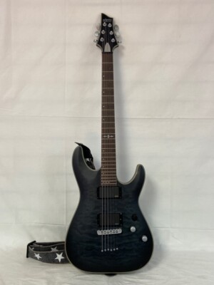 Schecter Guitar Research C-1 Platinum Electric Guitar Translucent Bl (TDW033322)