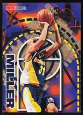 1995-96 Hoops Reggie Miller #245 BASKETBALL Indiana Pacers 3 TRIPLE THREAT