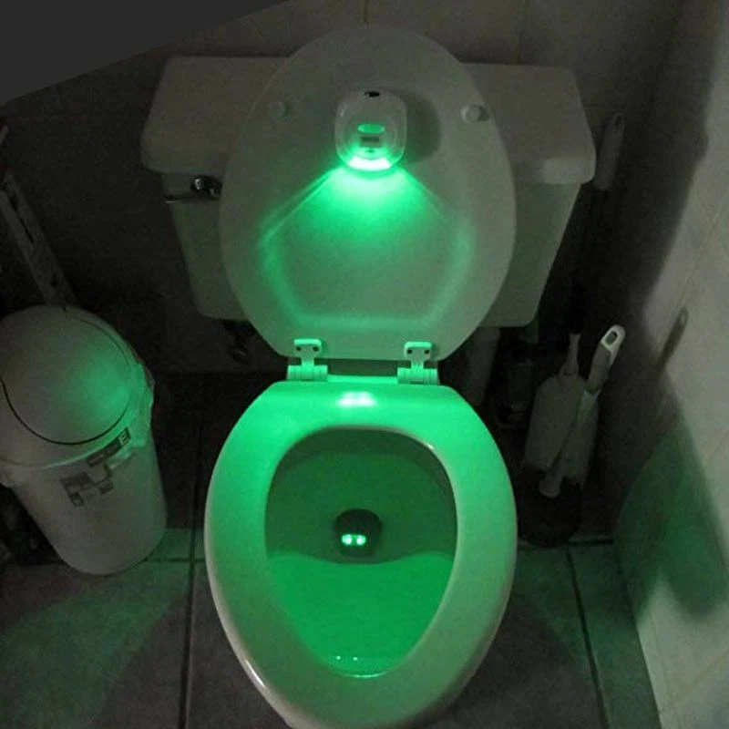 Smart Bathroom Toilet Led Nightlight Pir Body Motion Sensor Seat