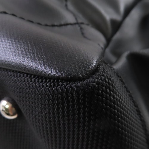CHANEL Quilted CC SHW Biarritz Large Tote Bag Coated Canvas Black - Picture 12 of 18