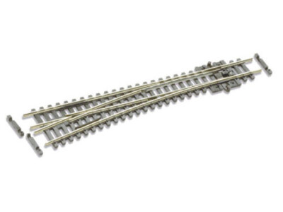 Peco SL-U396F - Weiche links10 Grad UNIFROG mittlerer Radius Länge 137mm Code 55