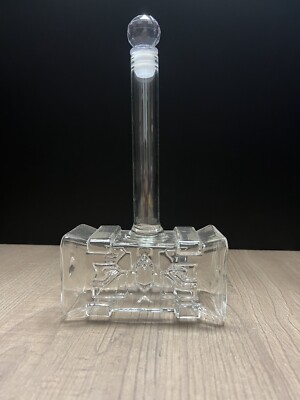 400 ml 3D hammer BARWARE  glass whiskey decanter for Liquor Scotch Bourbon