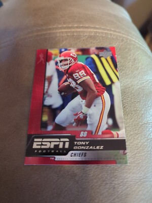 2005 Upper Deck ESPN Football Card #50 Tony Gonzalez