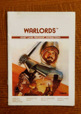 Warlords Atari Game Instruction Manual CX2610