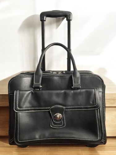 Bolso de Mano SAMSONITE Heritage Travelware 938595 Negocios con Ruedas Computadora Negro