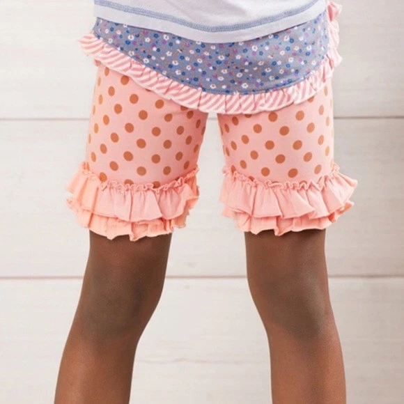 Shorts Matilda Jane Bingo Meninas Tamanho 8 Novo com etiquetas Na Bolsa Bolinhas  - Imagem 2 de 4