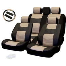 For Mazda New Semi Custrom Leatherette Car Seat Covers Split Seat Full Set BT 