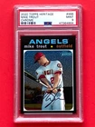 2020 Topps Heritage BLACK Chrome MIKE TROUT #466 PSA 9 MINT #'d 434/999 Awesome!