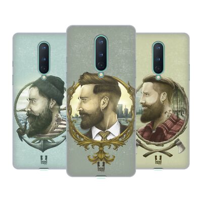 HEAD CASE DESIGNS MANLY HIPSTERS SOFT GEL CASE FOR GOOGLE ONEPLUS PHONES