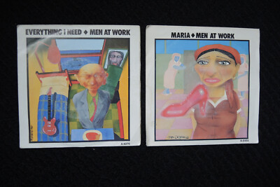 MEN AT WORK - MARIA - EVERYTHING I NEED - 2 Singles - 7 