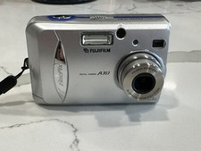 Fujifilm FinePix A303 AA Battery 3.2MP 3x Zoom CCD Compact Camera - working