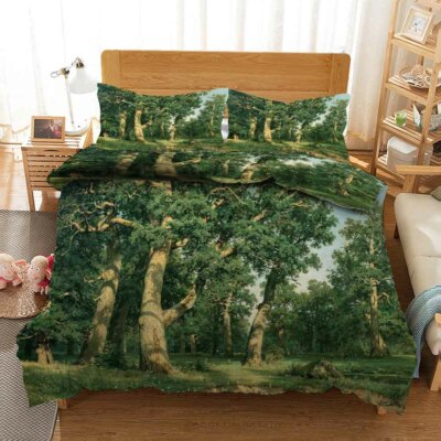 Root Ttree Crooked 3D Printing Duvet Quilt Doona Covers Pillow Case Bedding Sets
