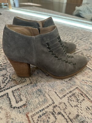 Sarto Franco Sarto Womens Gray Ankle Boots Size