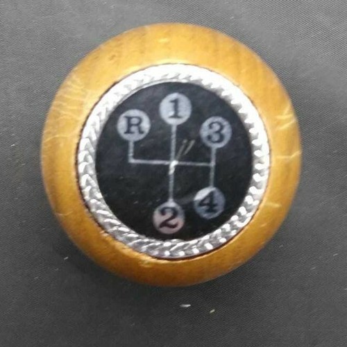Vintage NOS Woody/Wooden Shift Knob 34 Speed + Reverse 60's80's CHEVY