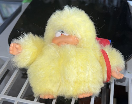 1981 Applause Plüsch Schneemann Bem Bememem Sekiguchi selten 4 Zoll gelbes Fell
