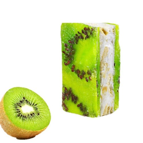 Kiwi Yogurt Filled Cookies - Soft Cake with Dried Fruit Center, Tasty Treat - Picture 5 of 6