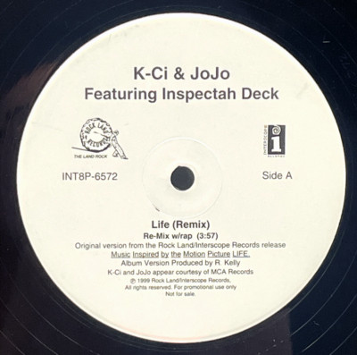 K-Ci & Jo Jo Remix Life, Rock Land Records Inspectah Deck 1999, WL Promo