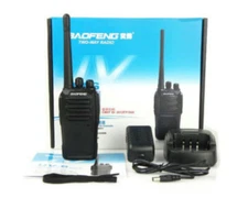 New Walkie Talkie VHF+UHF Dual band Baofeng BF-UV6 DTMF VOX FM Two-Way radio