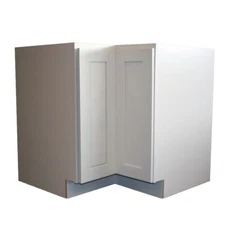 Craftline Ready To Assemble Shaker White Lazy Susan Cabinet