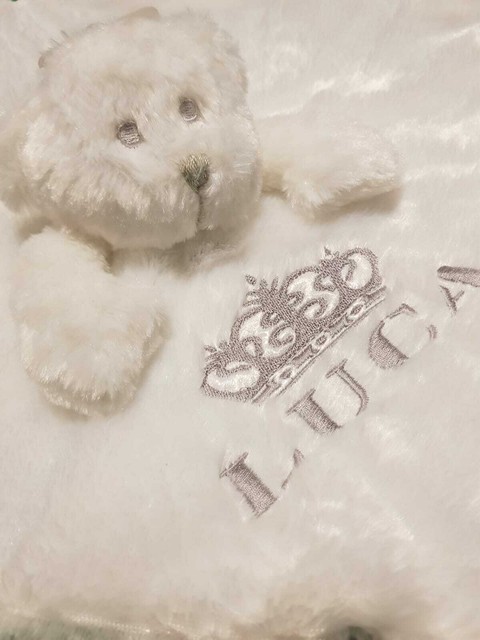 personalised baby teddy bear