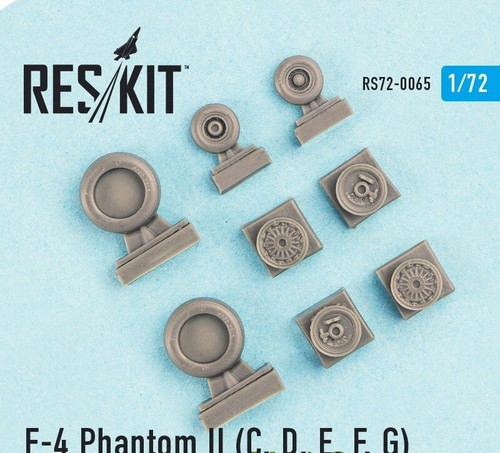 F-4 C,D,E,F Phantom II Resin Wheel Upgrade Aviation ResKit RS72-0065 Scale 1:72 - Picture 18 of 24