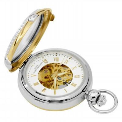 Charles-Hubert- Paris 3846 Two-Tone Mechanical Picture Frame Pocket Watch  wit 811233017815 | eBay