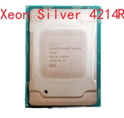 INTEL XEON SILVER 4214R 2.40GHZ SRG1W 12-CORE 16.5MB Cache 100w CPU Processor
