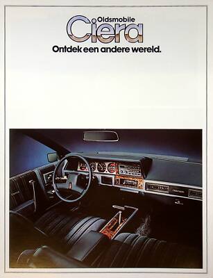 245746) Oldsmobile Ciera - NL - Prospekt 198?
