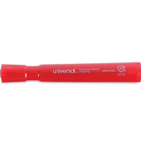 Universal 07052 Permanentmarker mit breiter Keilspitze - Rot (1 DZ) NEU - Bild 2 von 7