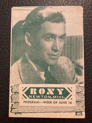 1947 ROXY THEATRE Newton Miss.MOVIE HERALD! Jimmy Stewart IT S A WONDERFUL LIFE!